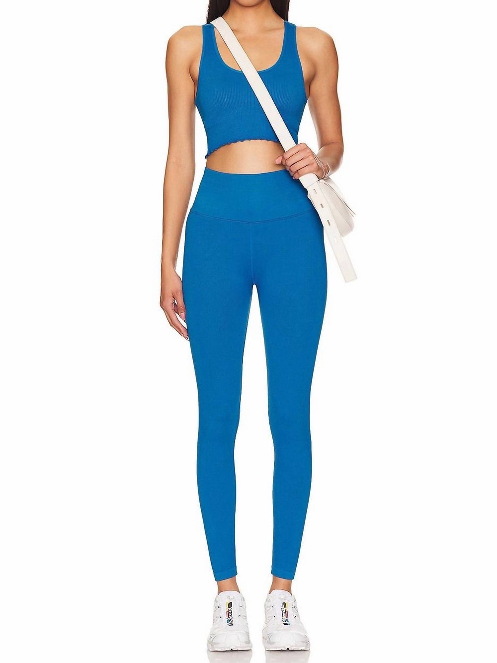 Spiritual Gangster High-Waist Blue Sculpting Set